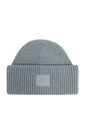 Wool beanie with logo