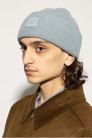 Acne Studios Wool beanie with logo