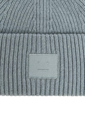 Acne Studios Wool beanie with logo