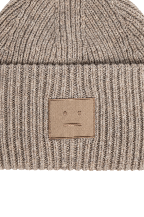 Acne Studios Wool beanie with logo