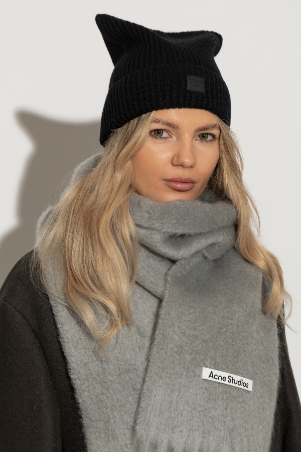 Acne Studios Gorro de lana con logo