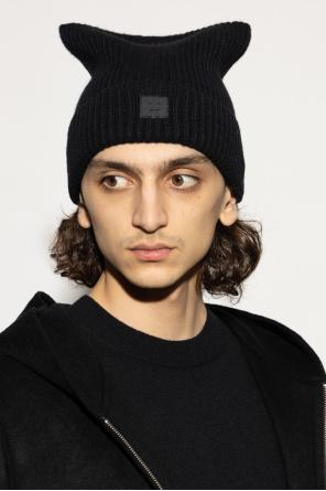 Acne Studios Gorro de lana con logo
