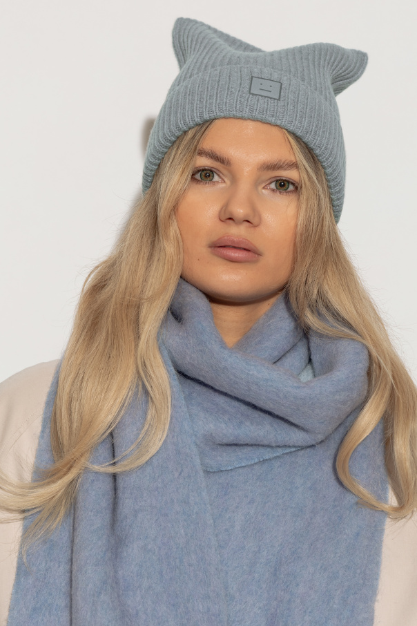 Acne Studios Wełniana czapka z logo