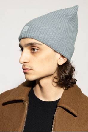 Acne Studios Wełniana czapka z logo