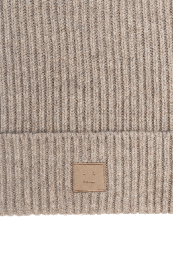 Acne Studios Wool beanie with logo