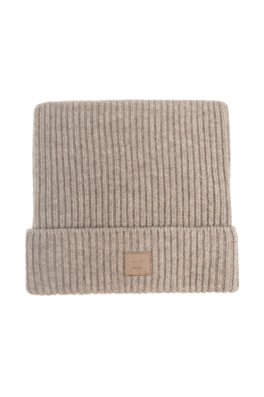 Gorro de lana con logo