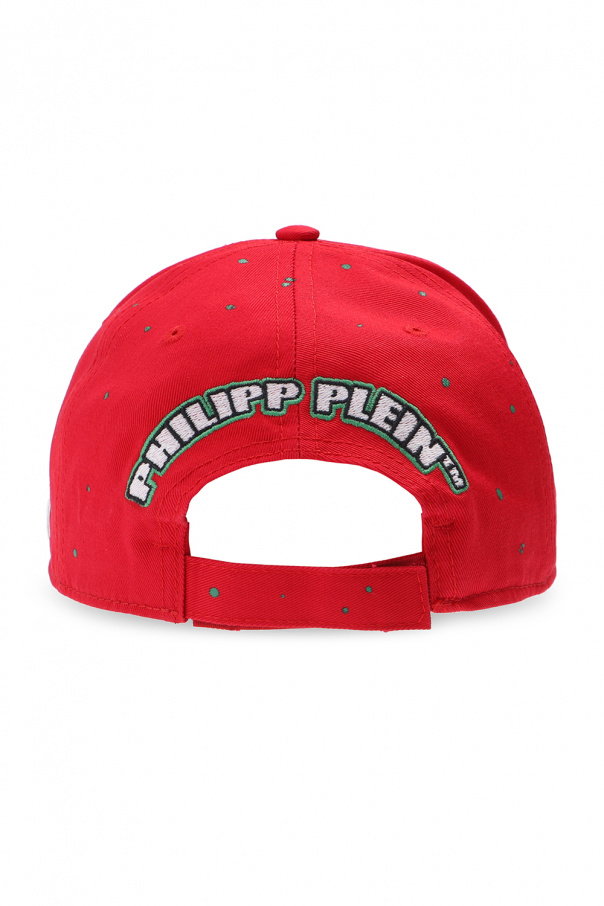 Philipp Plein cap sleeve logo-print T-shirt