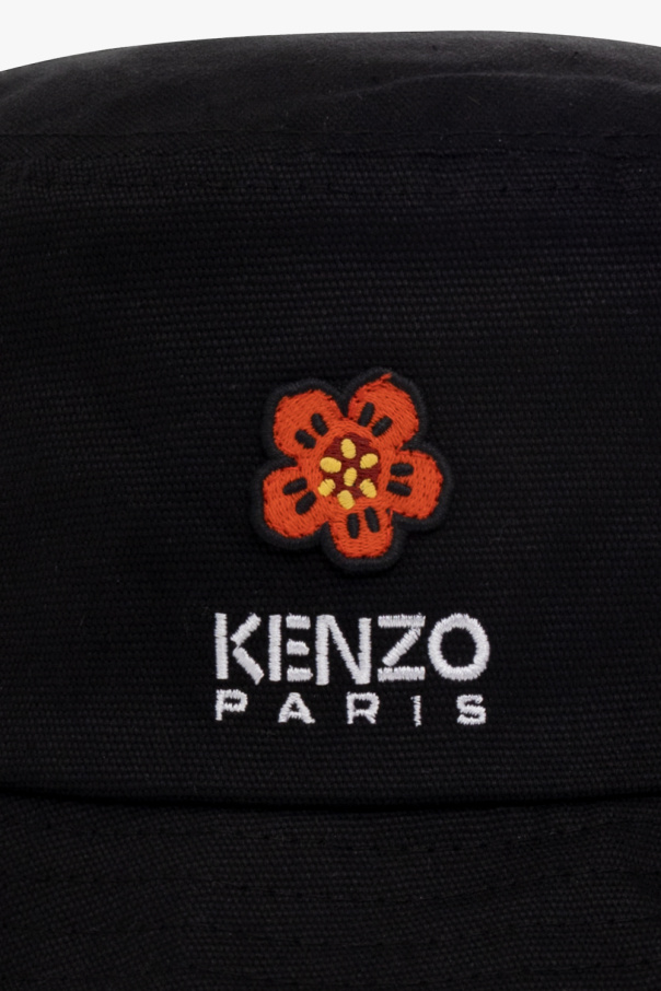 Kenzo Bucket Red hat with logo