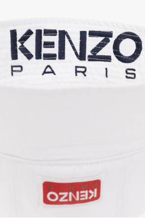 Kenzo Bucket moldable hat with logo