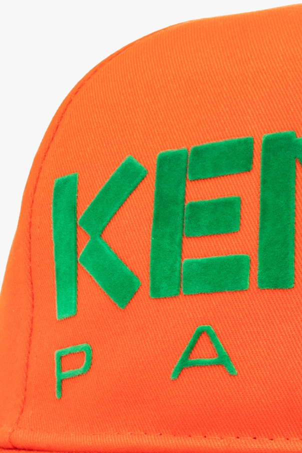 Kenzo logo patch two-tone cap