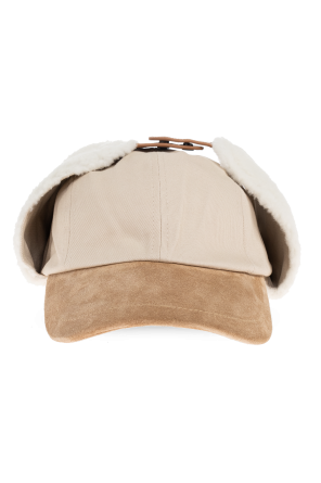 Cap with visor and ear flaps