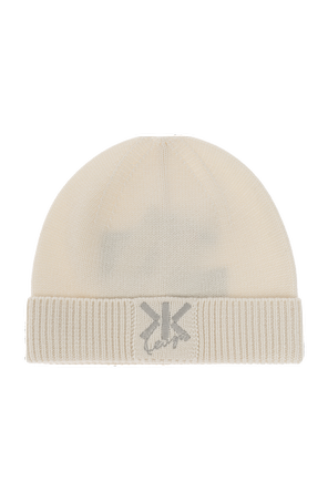 Beanie with embroidered logo