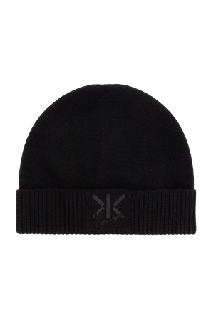 Beanie with embroidered logo