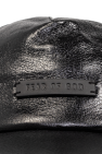 Fear Of God BLACK Leather baseball cap