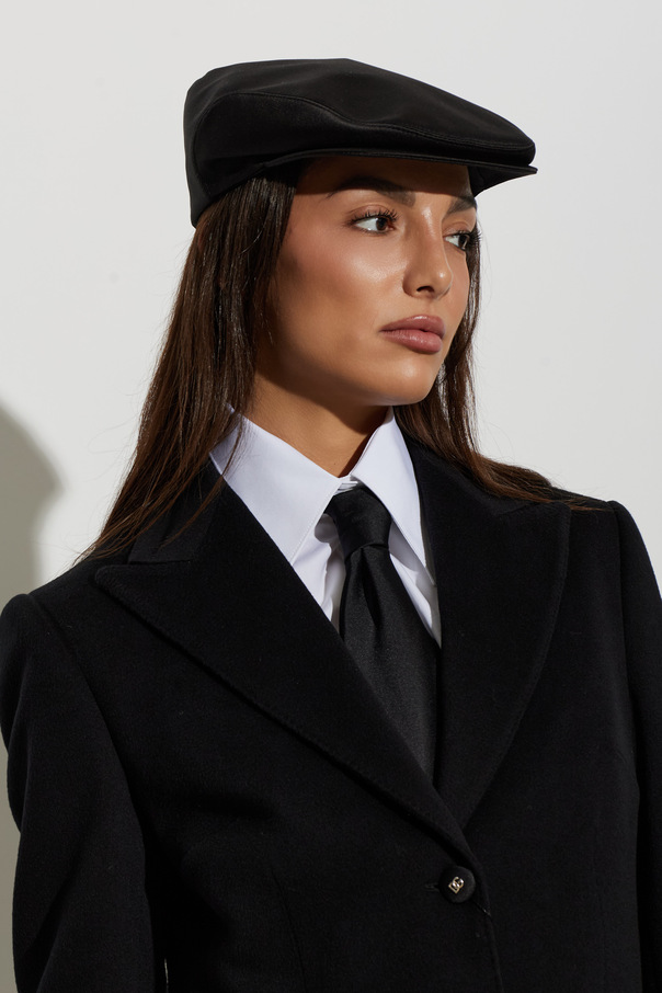 Dolce & Gabbana Silk Newsboy Cap by Dolce & Gabbana