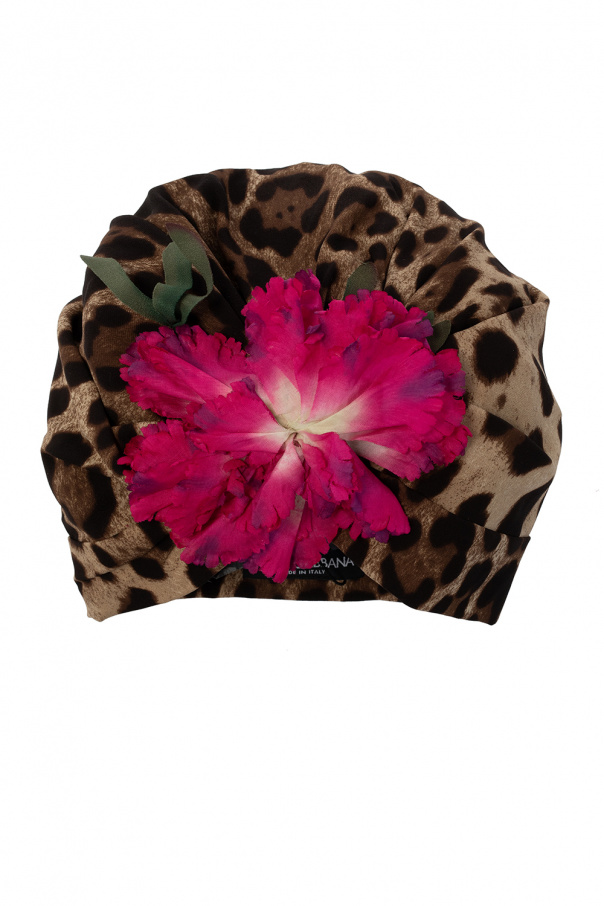 Dolce & Gabbana Floral-motif turban