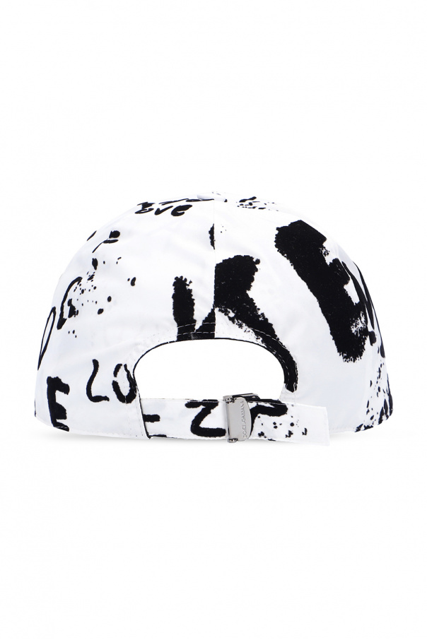 Dolce & Gabbana stripe-print flat cap Printed baseball cap