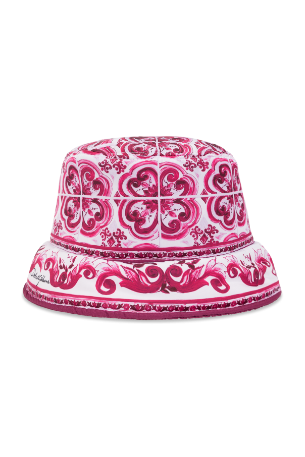 Patterned bucket hat od Dolce & Gabbana