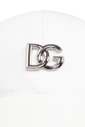 Dolce & Gabbana WHITE Cap with Majolica pattern