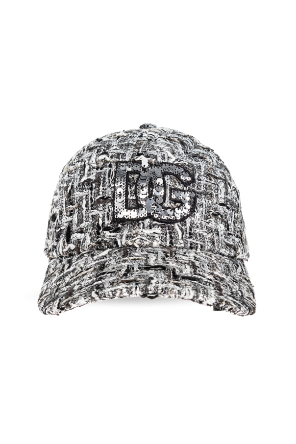 Tweed cap with lurex thread, zdjęcie 1 Tweed cap with lurex thread od Dolce & Gabbana