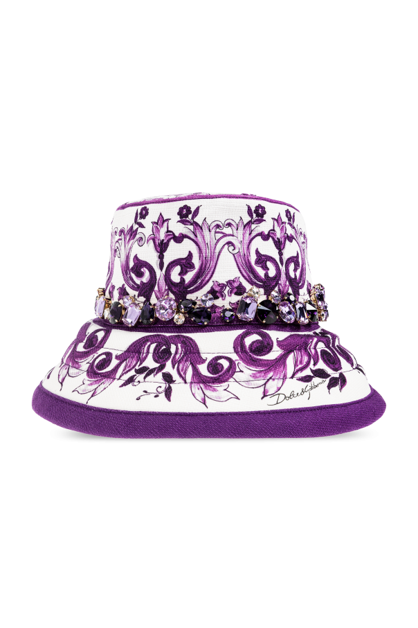 Hat with shimmering crystals, zdjęcie 1 Hat with shimmering crystals od Dolce & Gabbana