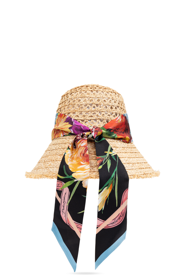 Dolce & Gabbana Hat with silk ribbon