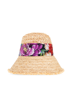 Hat with a silk ribbon