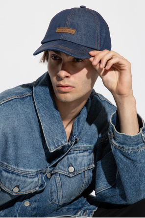 Acne Studios Jeansowa czapka z daszkiem
