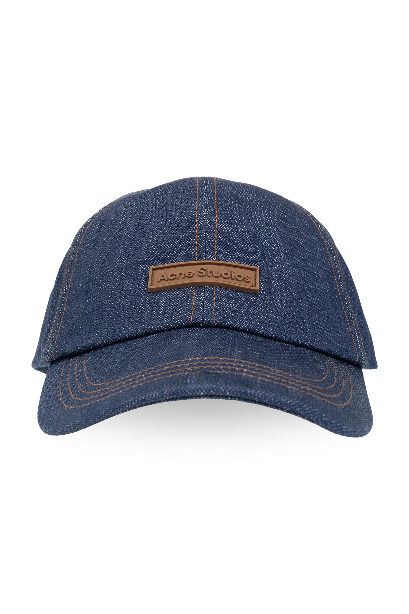 Acne Studios Carliy Logo-Appliquéd Denim Baseball Cap - Men - Mid Denim Hats