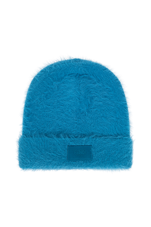 Fendi Czapka z naszywką z logo