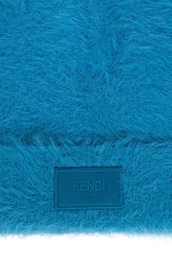 Fendi Czapka z naszywką z logo