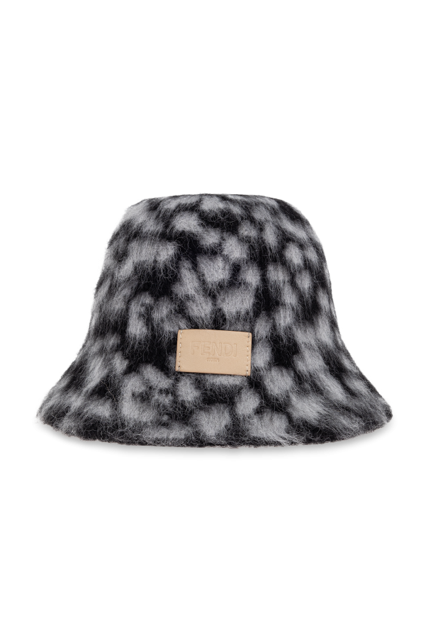 Fendi Sombrero con parche con logo