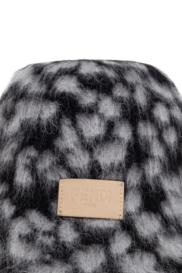 Fendi Sombrero con parche con logo