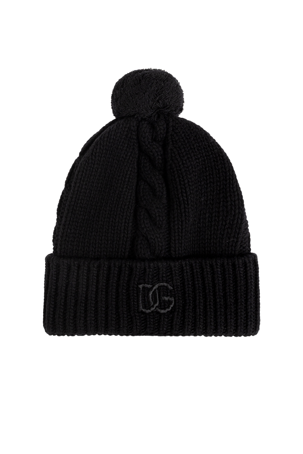 Wool beanie with embroidered logo od Dolce & Gabbana