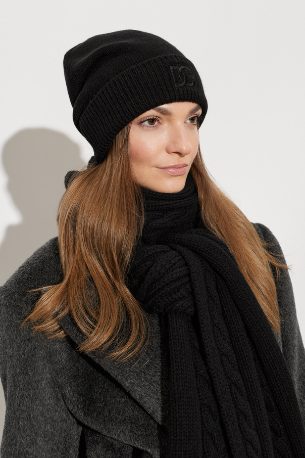 Dolce & Gabbana Cashmere hat with appliqué