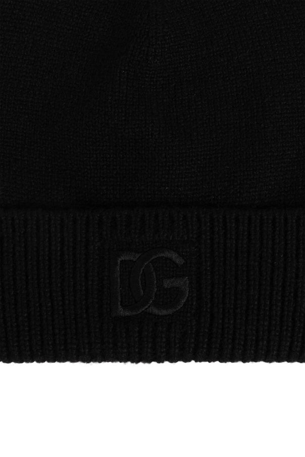 Dolce & Gabbana Cashmere hat with appliqué