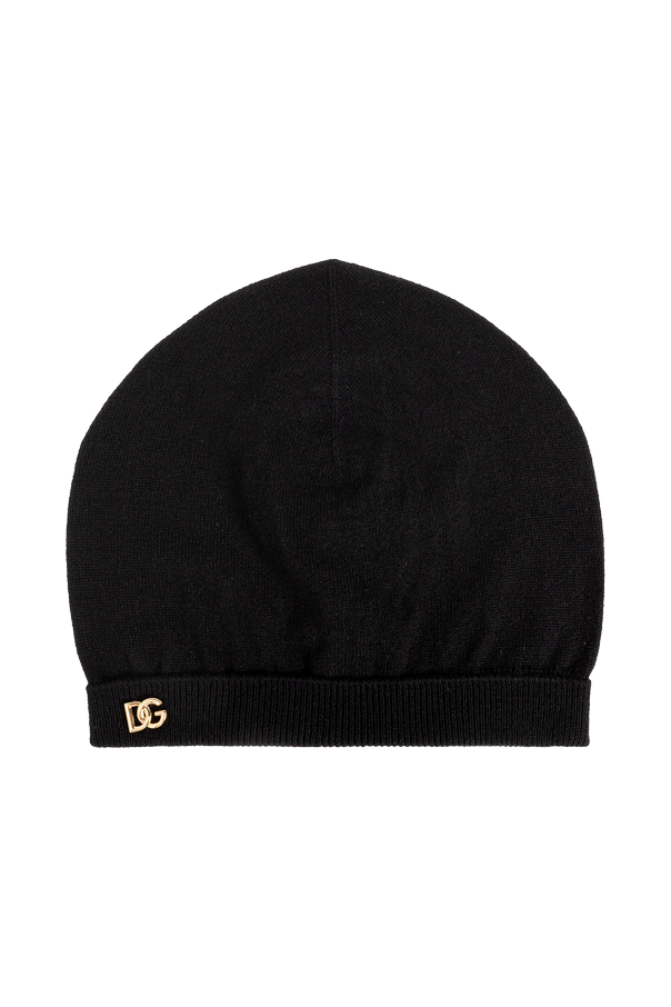 Cashmere hat with appliqué od Dolce & Gabbana