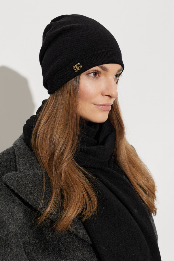Dolce & Gabbana Cashmere hat with appliqué