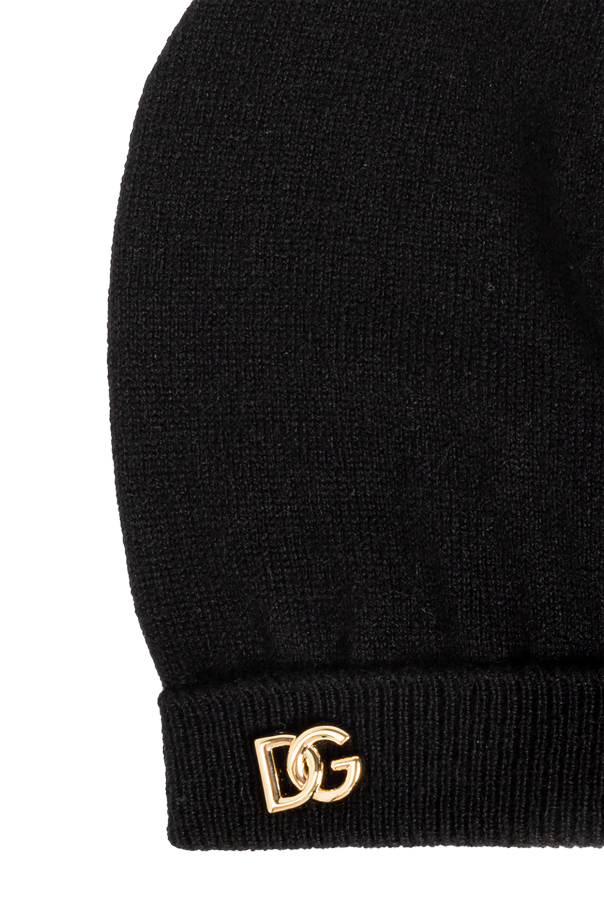 Dolce & Gabbana Cashmere hat with appliqué