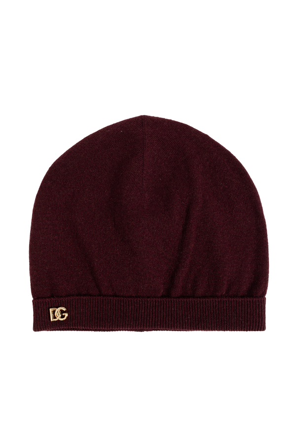 Cashmere hat with appliqué od Dolce & Gabbana