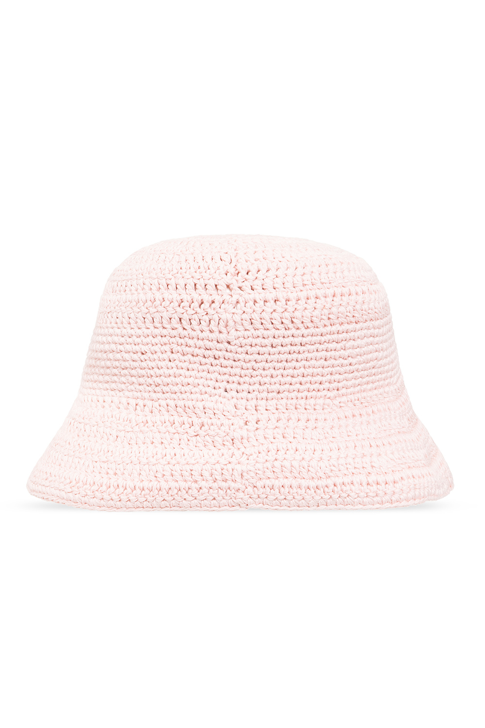 Fendi Bonnet BUFF Kinitted & Fleece Hat Neper Rosé