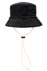 Fendi BLACK Hat with logo
