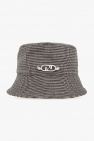 Fendi GREY Bucket hat with logo