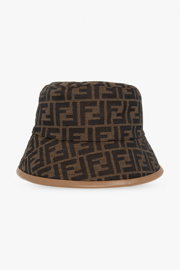 fendi logo-patch Bucket hat with monogram