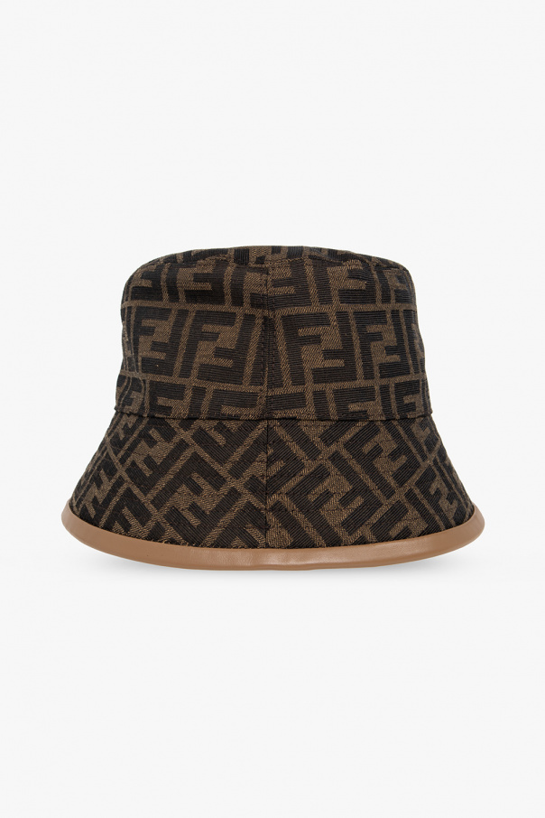 fendi logo-patch Bucket hat with monogram