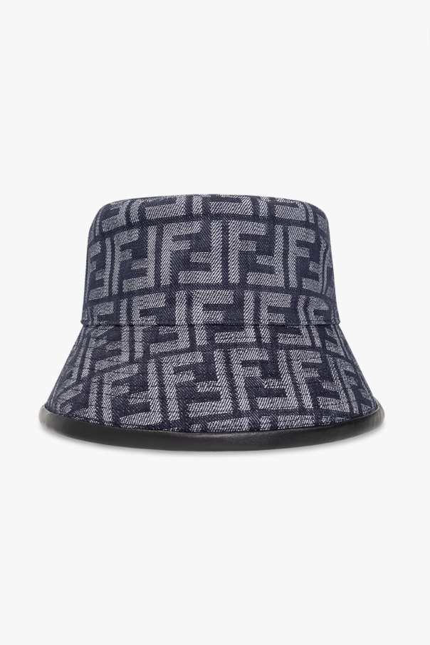 Fendi Denim bucket hat with caps