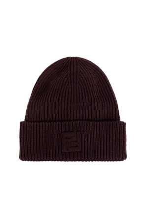 Wool hat with logo od Fendi