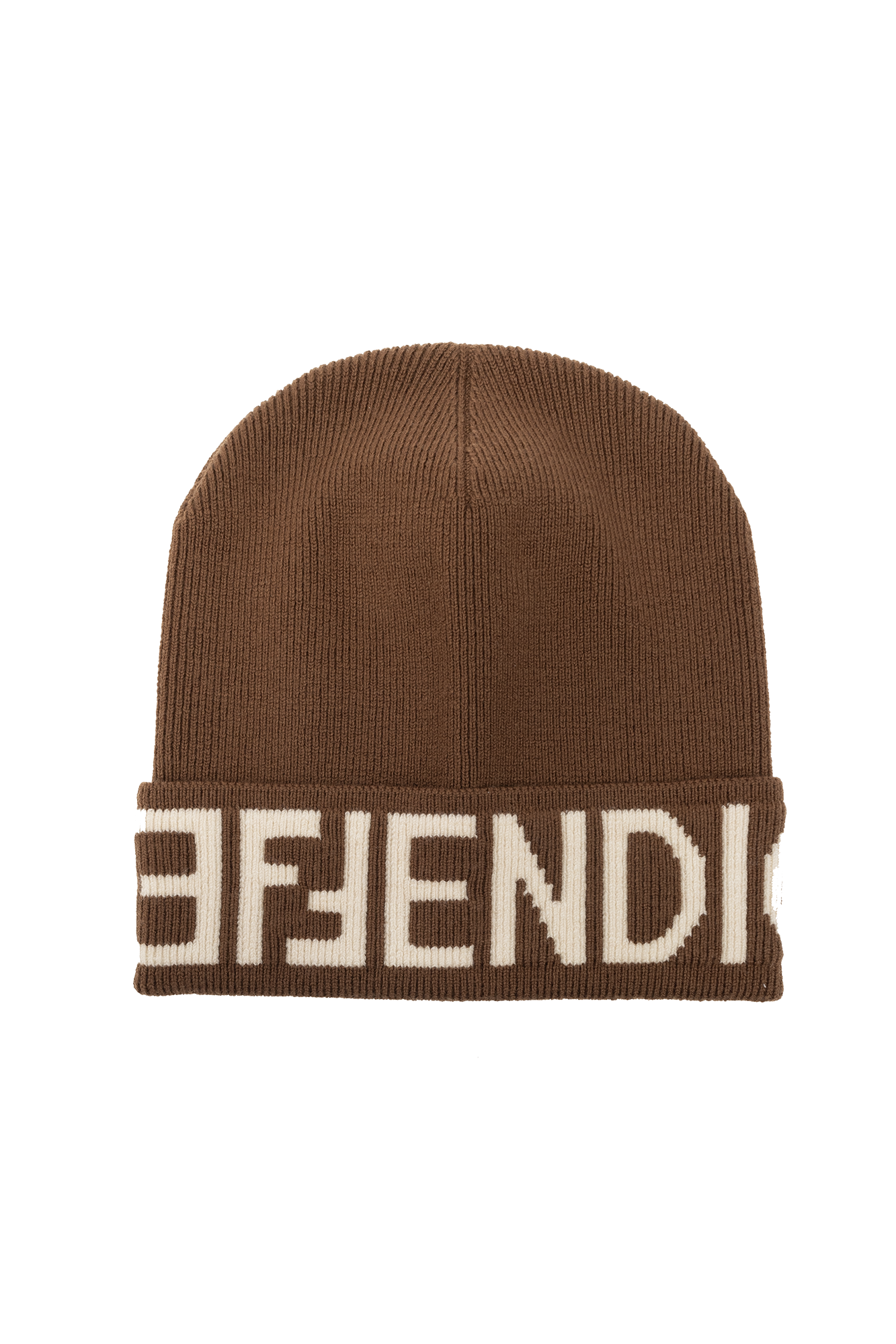 Fendi Wool beanie with logo