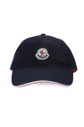 Moncler NAVY BLUE Logo-patched baseball cap