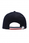 Moncler NAVY BLUE Logo-patched baseball cap
